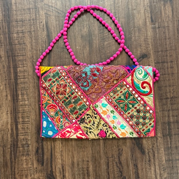 Aria handmade rainbow crossbody from Greece - Picture 2 of 5